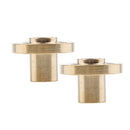 2 Pieces Brass T8 Screw Nut Trapezoidal For 8mm T8 Lead Threaded Rod CNC Linear
