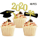 48pcs Birthday Graduation Diploma Cake Decoration Booth Card Insert Props 20FT