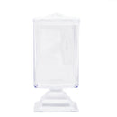 Makeup Cotton Pad Box Clear Nail Art Remover Paper Holder Organizer Case A