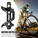 Bike Water Bottle Cage Aluminum Alloy MTB Cycling Drink Cup Holder (Black)