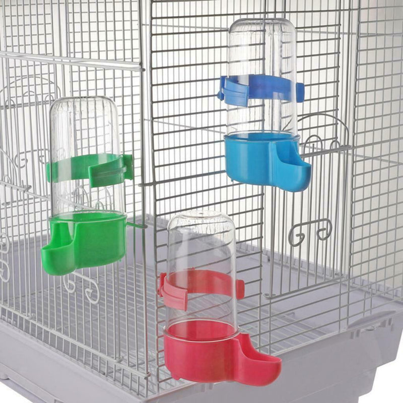 6PCS Automatic Birds Cage Water Food Feeder, Made Of Plastic, Safe, Non-Toxic,