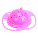 Baby Kids Feeding Dish Gyro Bowl Universal 360 Rotate Spill-Proof Bowl Plate