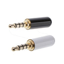 2x 3.5mm Male Repair Earphone Jack Plug Audio Soldering Adapter Converter