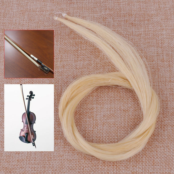 2X lot Hanks 83cm Horse Tail Hanks Professional Violin Viola Bow Hair Mongolian