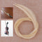 2X lot Hanks 83cm Horse Tail Hanks Professional Violin Viola Bow Hair Mongolian