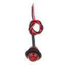 Red Universal Trailer Truck RV Round LED Marker Clearance Light Lamp
