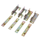 8pcs Iron Bed Fittings Connectors Brackets Joiners Hook Frame Replacement