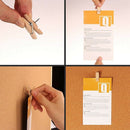 Push Pin Clips - 90 Paper Clips with Pin for Documents/Artworks/School Proj A3G4