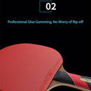 Huieson Super Powerful Ping Pong Racket Bat,6 Star Table Tennis Racket StickI8P3