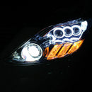 1x 70mm 12V LED COB White Angel Eyes Ring Kit Fog driving DRL light Lamp New