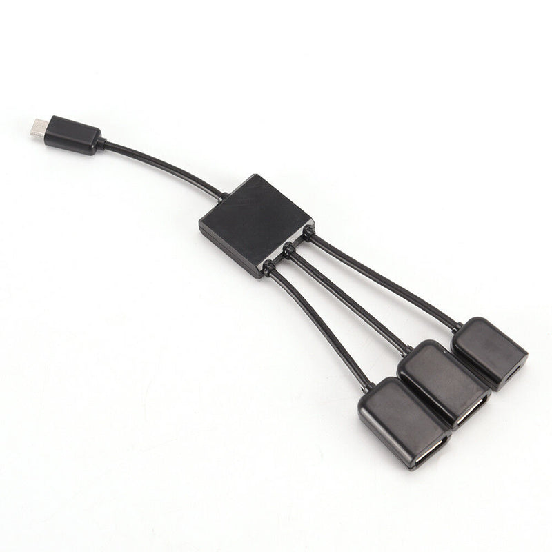Multifunctional OTG Data Line Tablet Phone Micro usb Hub Splitter OTG Adapt MO