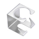 1pc Hanger Rack Multi-Function Stainless Steel Self-Adhesive Wall Hook Reta
