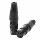 5 Pairs Audio Mic Microphone Adapter XLR 3 Pin Male/ Female Connector