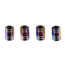 4 Pieces Tire Accessories Car Bike Motorcycle Hexagonal Valve Cap Tire Valve