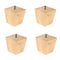 4 Universal Furniture Feet Solid Wood Sofa Riser Leg Square Cone Shape Feet