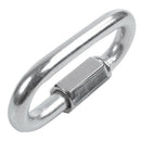 Stainless Steel Screw Gate Rock Lock Climbing Gear Carabiner 8MM