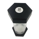 Sand Glass Clock Tea Timer 30 Seconds - Black Hourglass Sandglass Kitchen