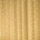 LED USB Window Curtain Lamp Fairy String Light Christmas Home Bedroom Decor