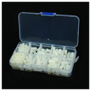 300pcs M3 Nylon Hex Screw Spacer Standoff Varied Length Assortment White P1 V YS