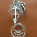 Acrylic Sauce Honey Syrup Dispenser Pot Jar 1 Cup Glass Trigger Stand 8oz