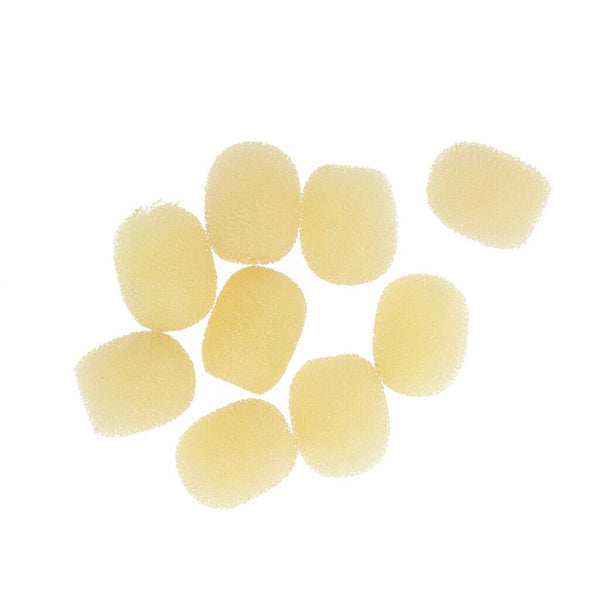 Pack of 10 Practical Small Microphone Windscreen Soft Sponge Cover DIY