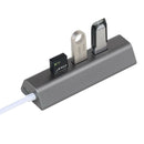 1X(Acasis High-Speed Usb Distributor 3 Hubs One Trailer Three Usb Extension