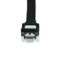 SATA 3.0 6Gb/s Right Angle Hard Disk Drive Dat Cable For ASUS Motherboard 45cm Z