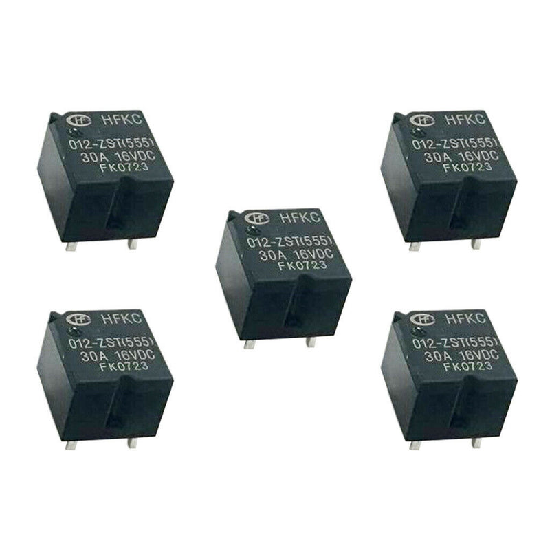 5 Pieces 5-pole Automotive Relay Set Changeover Relay Changeover Relay For
