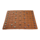 Retro Chinese Zinc Alloy Pieces Chess Xiangqi Board Game For Home Leisure Travel
