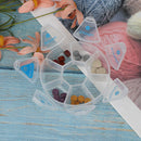 7 Days Medicine Pill Box Mini Round Portable Travel Storage Vitamin Box Cy