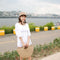 Summer Handmade Bags Women Pompon Beach Weaving Ladies Straw Bag Wrapped Be I9H2