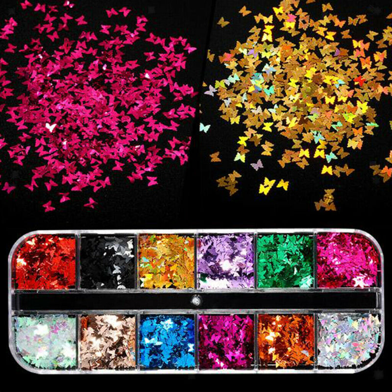 Nail Sequins Paillettes Flakes Manicure Nails