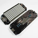 DIY Black Mirror LED Matrix Desktop Alarm Clock Kit with Temperature Displa B4O5