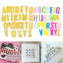 26Pcs Letters Metal Cutting Dies Paper Card Scrapbooking Embossing Stencil Tool