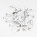 200x Natural Cotton Candle Wick with Tab for Christmas Candle Making 3.5cm