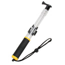 Transparent Retractable Floaty Pole Selfie Stick Monopod for GoPro Camera