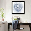 White Horses 5D DIY Full Drill Diamond Painting Embroidery Cross Stitch Kit