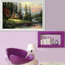 Rural Landscape 40x30cm DIY Paint By Numbers Oil Painting Kits Canvas