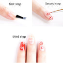 Practical 8X Set Of White Nail Design Brush Pen Fine Detail Tips Drawing Tools