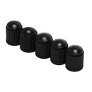 5pcs black plastic dust valve caps bike car wheel tyre air valve stem caps ME