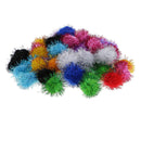 50pcs Glitter Pom Poms Assorted Colours 35mm pompoms Tinsel Kitten Cat Toys