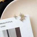 1 Pair Of Asymmetric Star Stud Earrings Best Gift For Women Jewelry Fashion K9Y1