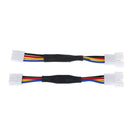 2*4Pin Fan noise reduction deceleration line resistor cable for PC cooling fan3C