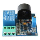 1x Working DC12V 0-10A AC Current Sensor Detection Module Switch Output PCB Blue