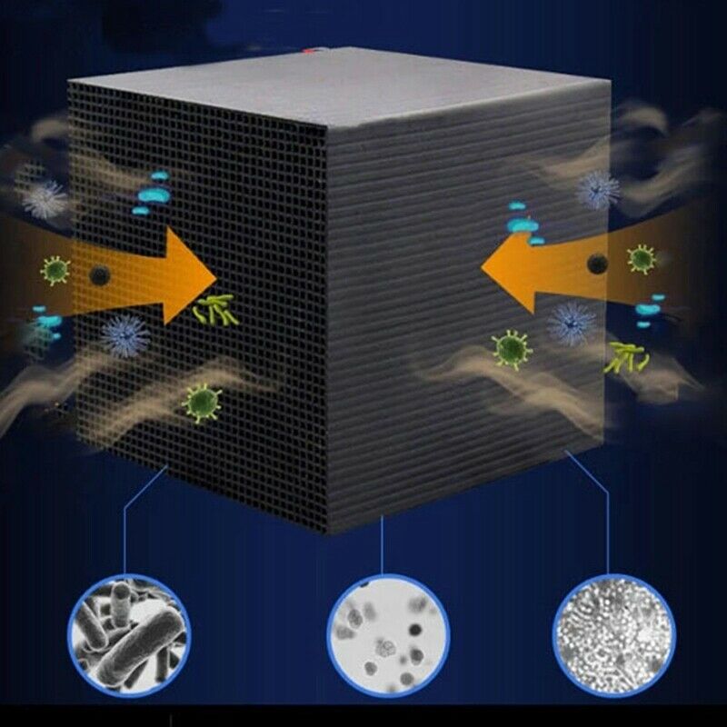 Activated Carbon Water Filter Eco-Aquarium Water Purifier Cube Honeycomb Ul A4G9