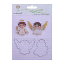 Silicone Stamp+Metal Cutting Dies Stencil Frame Scrapbook Angel Craft