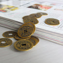 10pcs Feng Shui Coins 1.00" 2.3cm Lucky Chinese Fortune Coin I Ching Set CCC