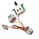 Electric Guitar Wiring Harness Prewired Kit 3 Way Toggle Switch 500K Pots 1T1V