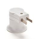 E27 LED Light Male Socket to US AU Type Plug Adapter Converter for Bulb Lamp  JR