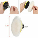 11pcs 3"/80mm Compound Drill Buffing Sponge Pads Kit for Car Sanding Polishing